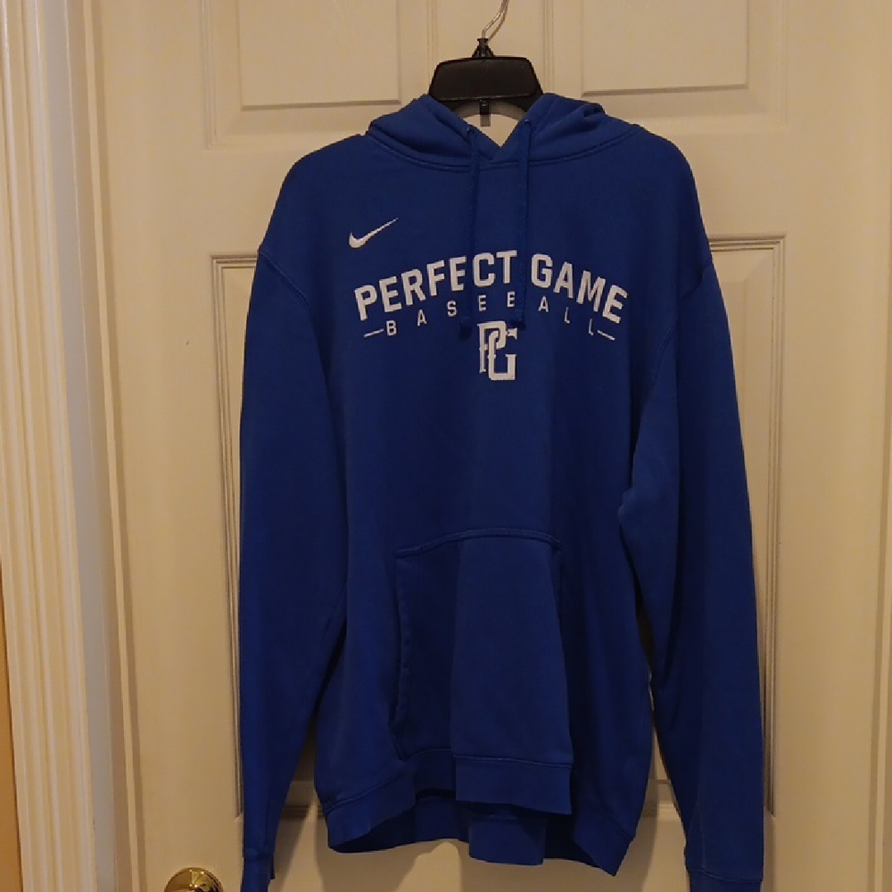 Nike Royal Blue Perfect Game Baseball Hoodie